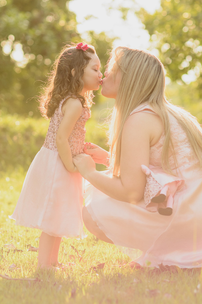 Mãe e Filha fotografadas por Pai e Filho