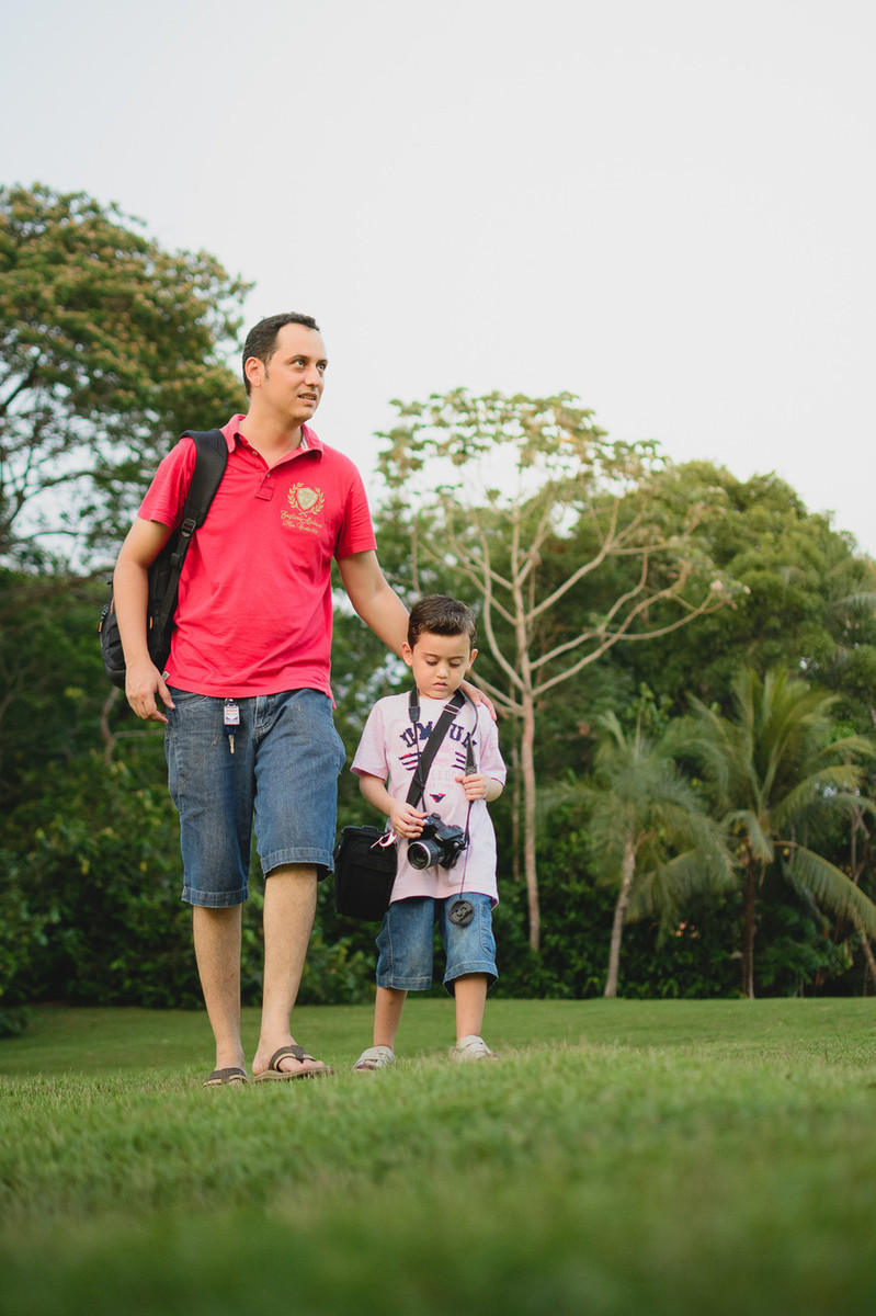Mãe e Filha fotografadas por Pai e Filho
