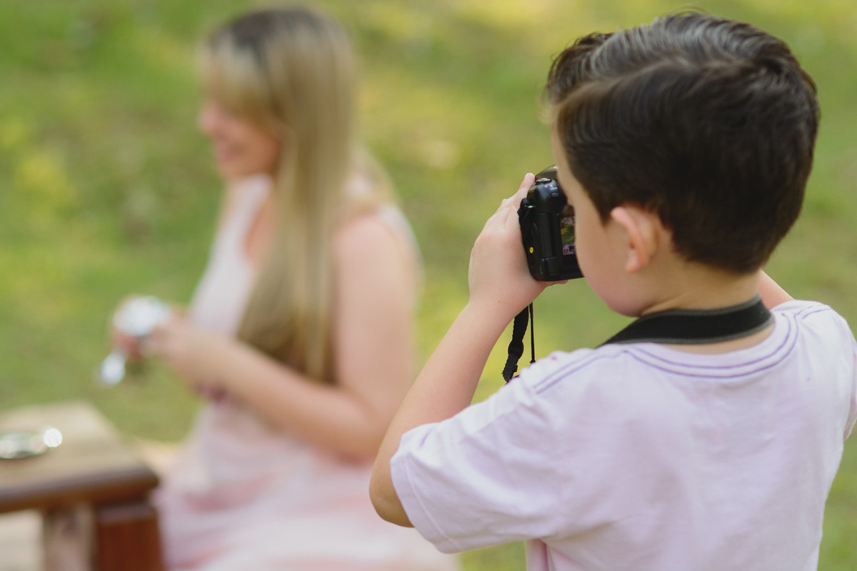 Mãe e Filha fotografadas por Pai e Filho