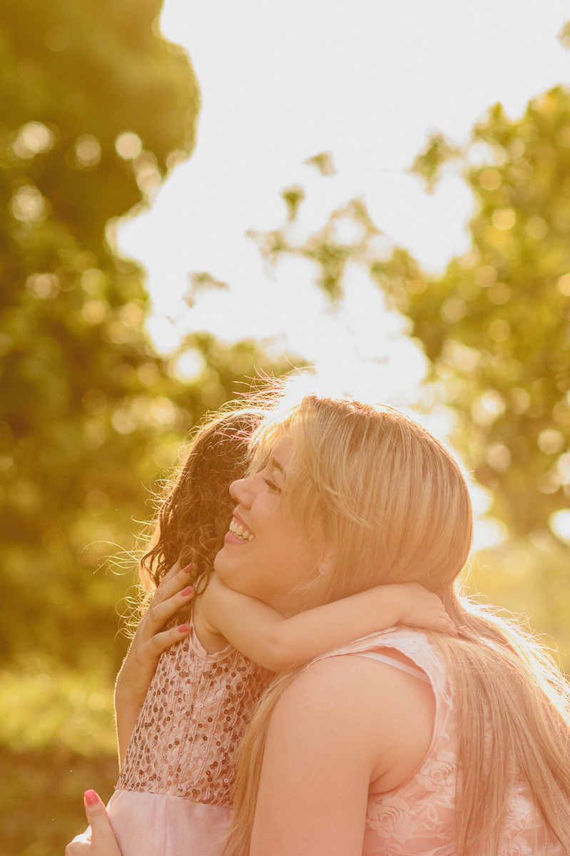 Mãe e Filha fotografadas por Pai e Filho