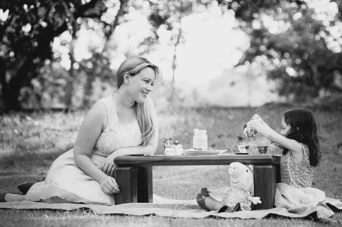 Mãe e Filha fotografadas por Pai e Filho