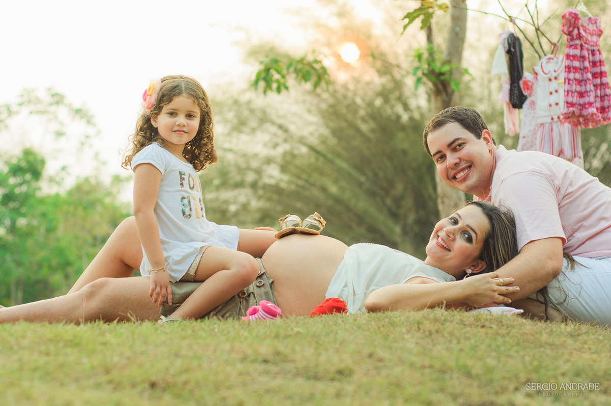 Amanda + Luiz Henrique e Ana Julia a espera de Alice