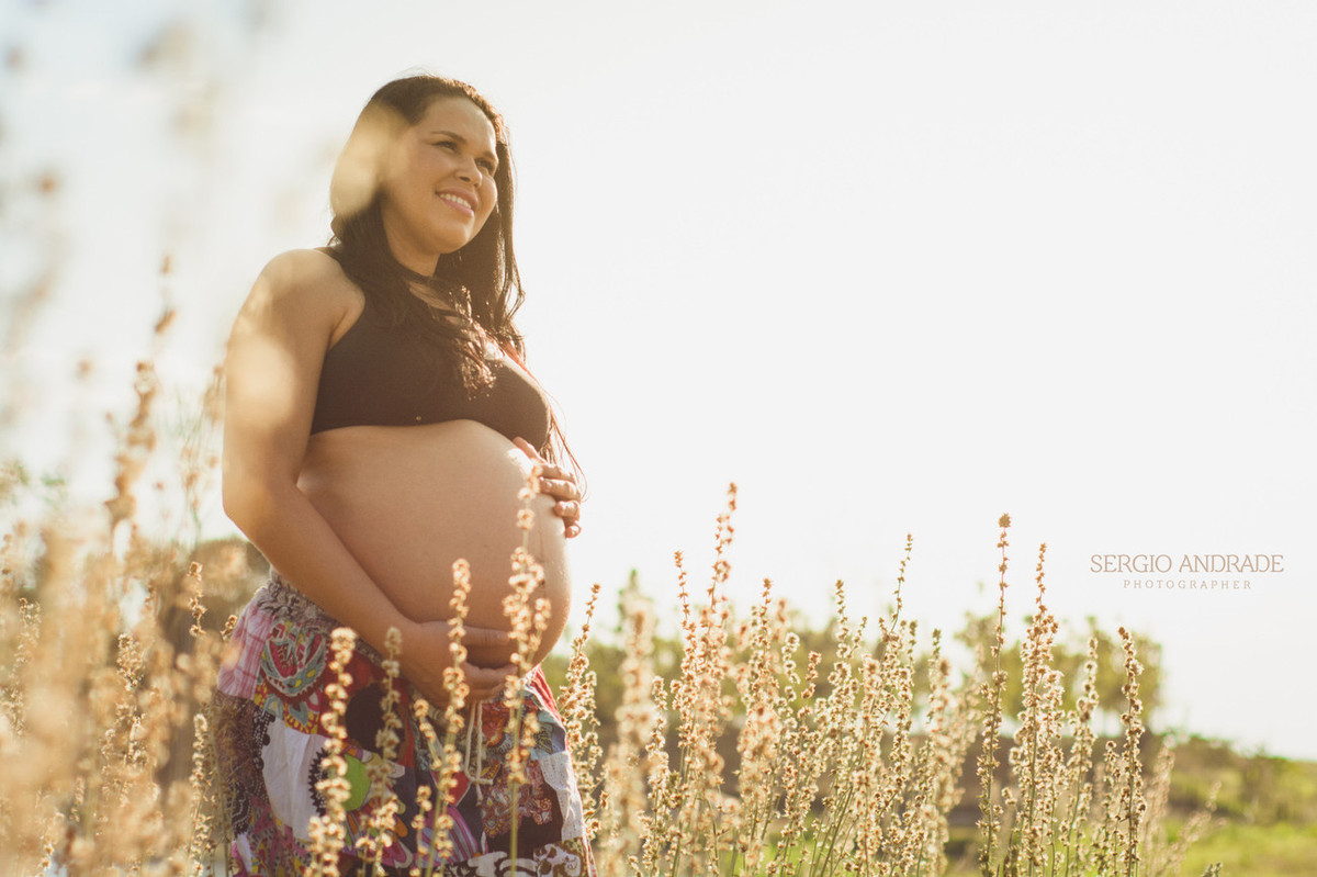 Ensaio Gestante - Kivia e Eldo a espera de Gêmeos