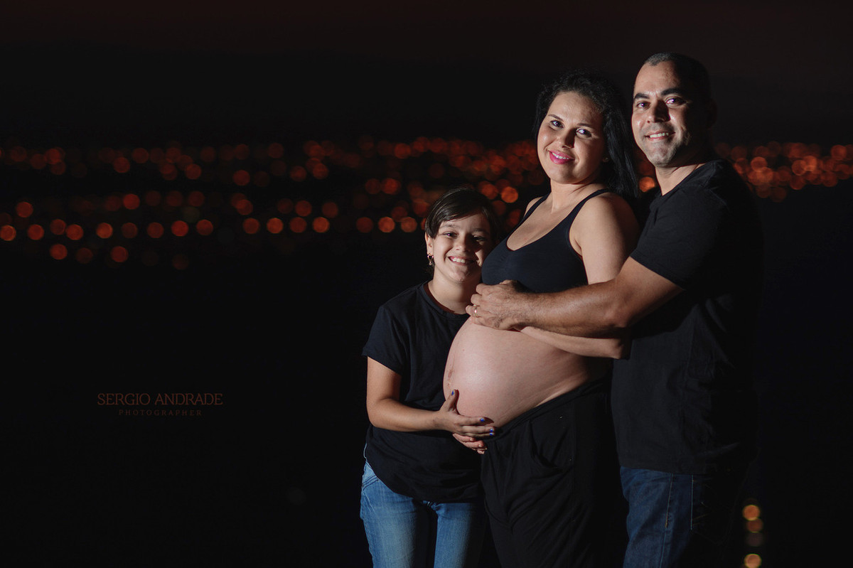 Ensaio Gestante - Kivia e Eldo a espera de Gêmeos