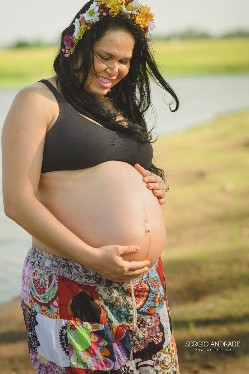 Ensaio Gestante - Kivia e Eldo a espera de Gêmeos