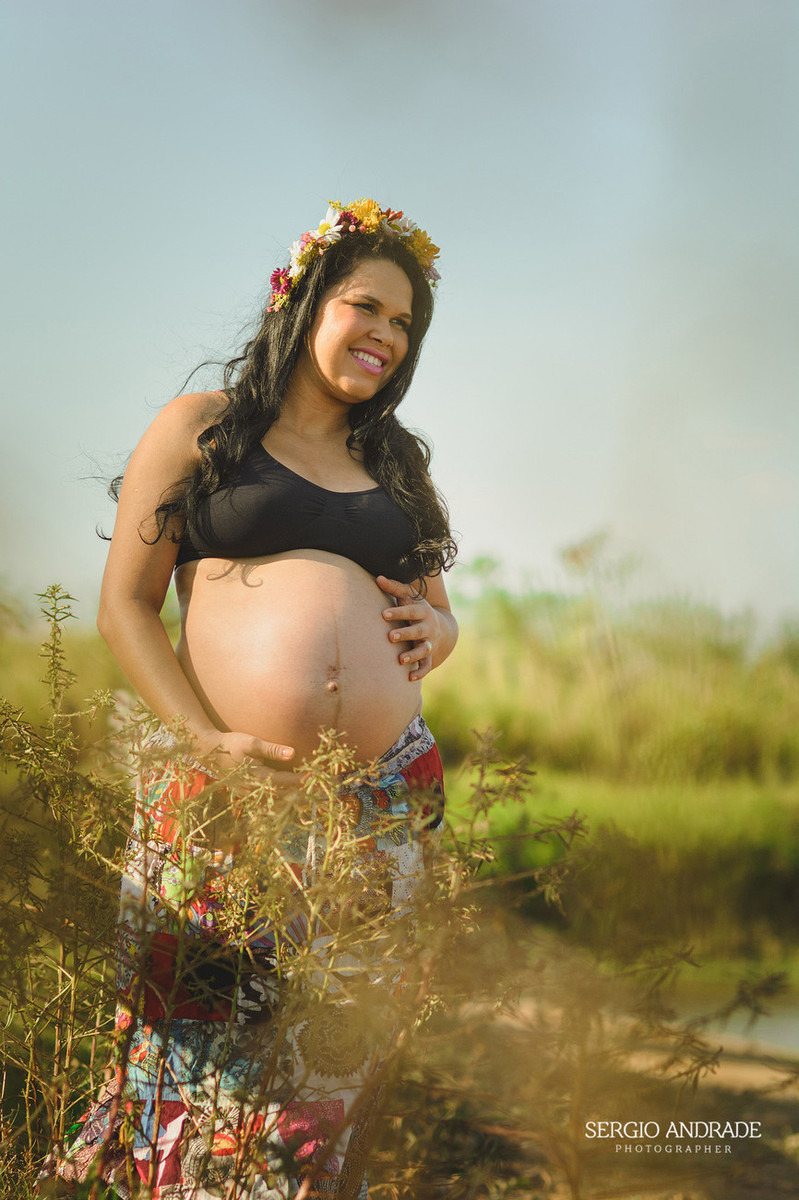 Ensaio Gestante - Kivia e Eldo a espera de Gêmeos