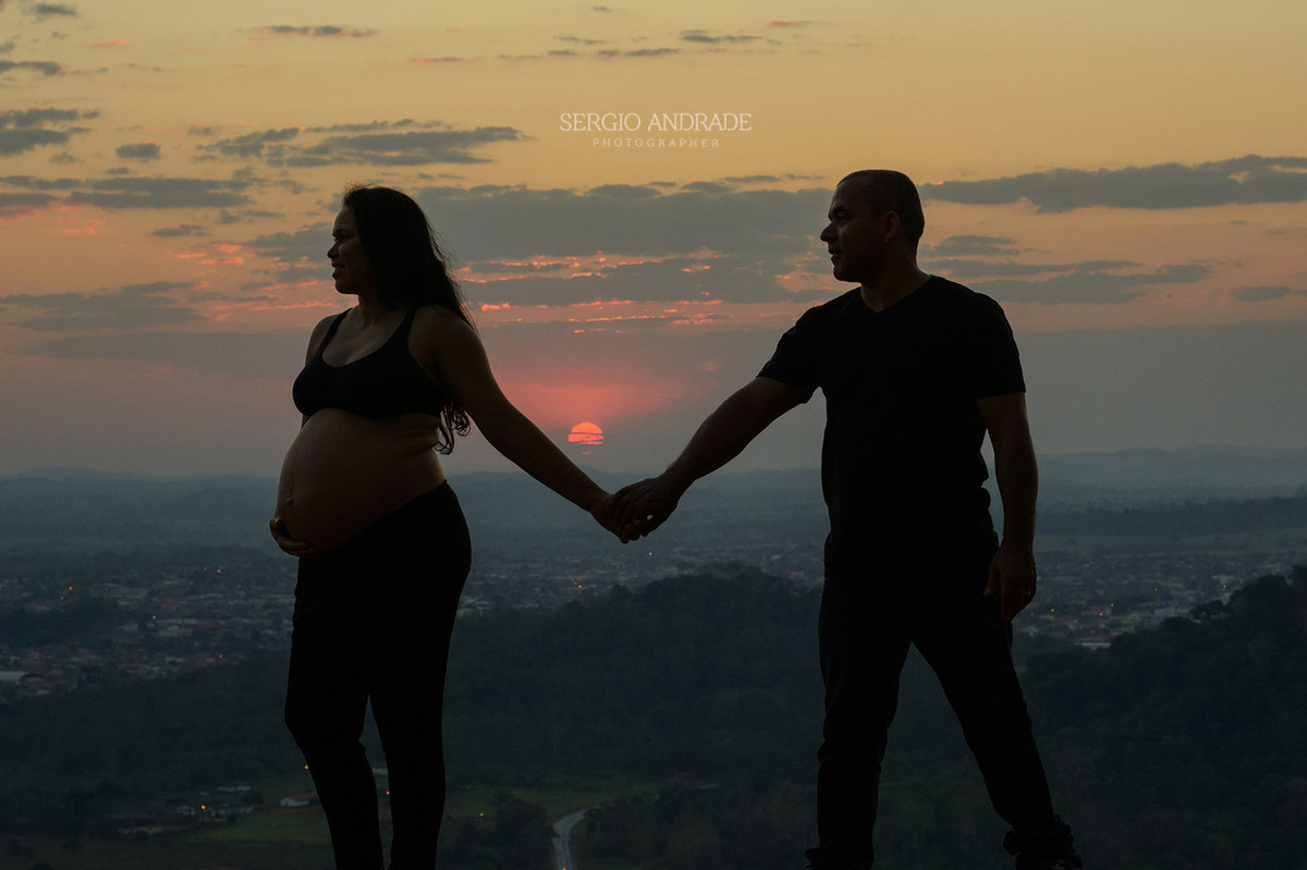 Ensaio Gestante - Kivia e Eldo a espera de Gêmeos