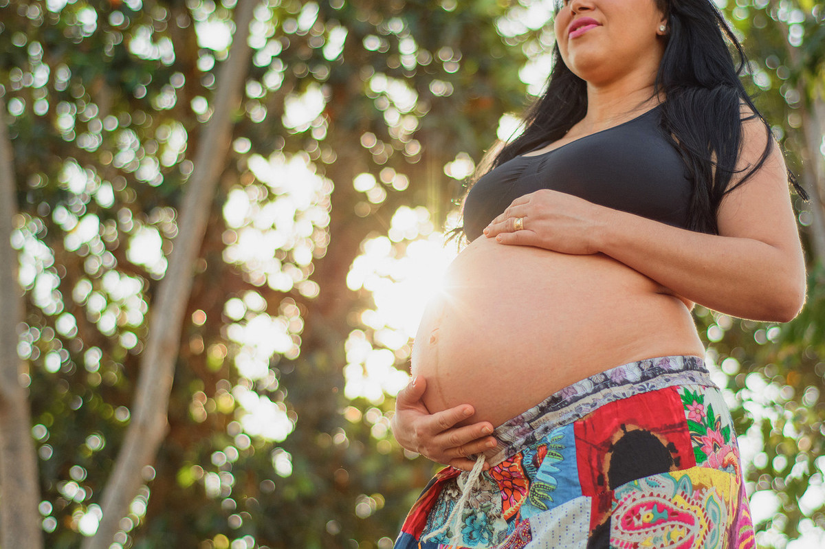 Ensaio Gestante - Kivia e Eldo a espera de Gêmeos