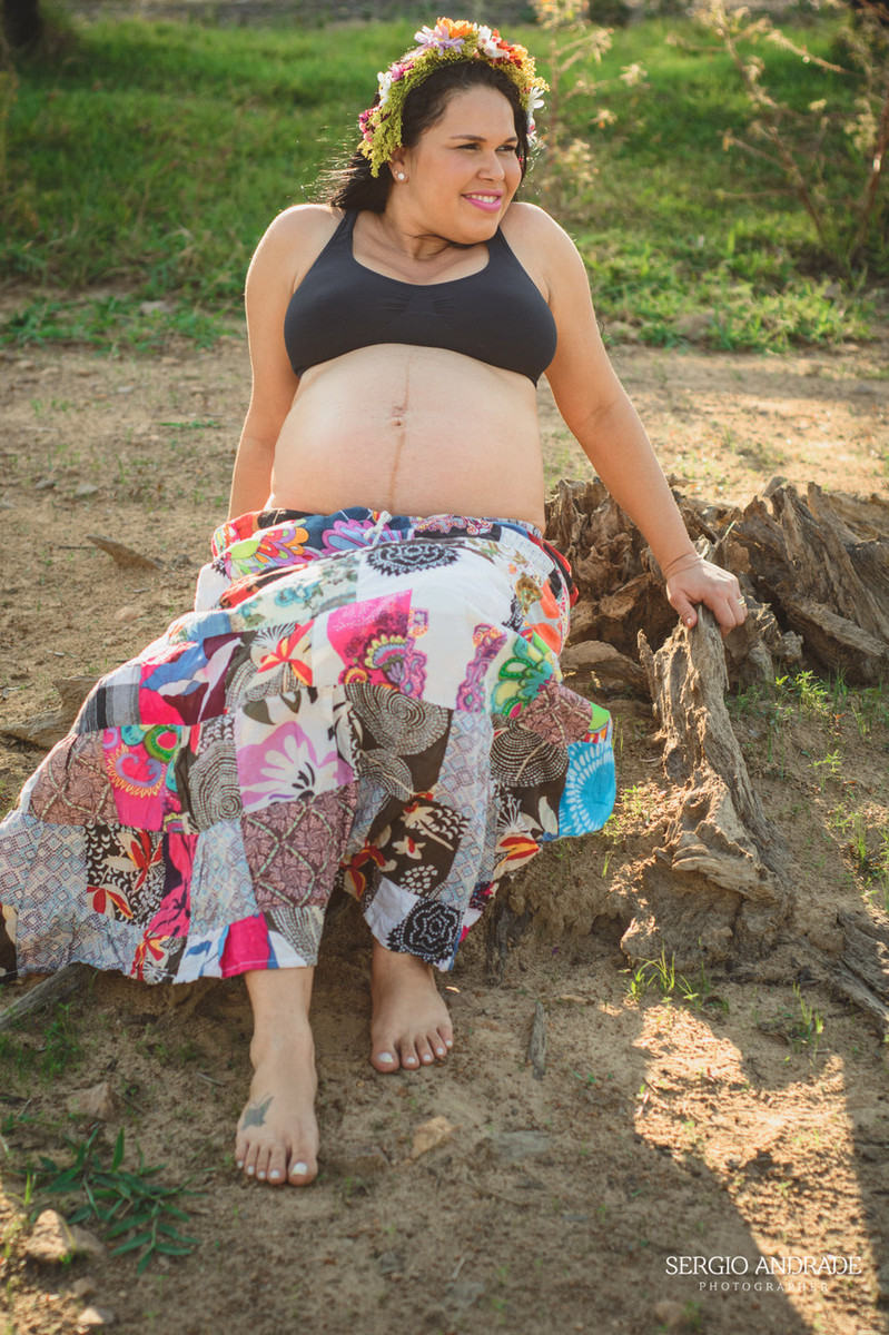 Ensaio Gestante - Kivia e Eldo a espera de Gêmeos