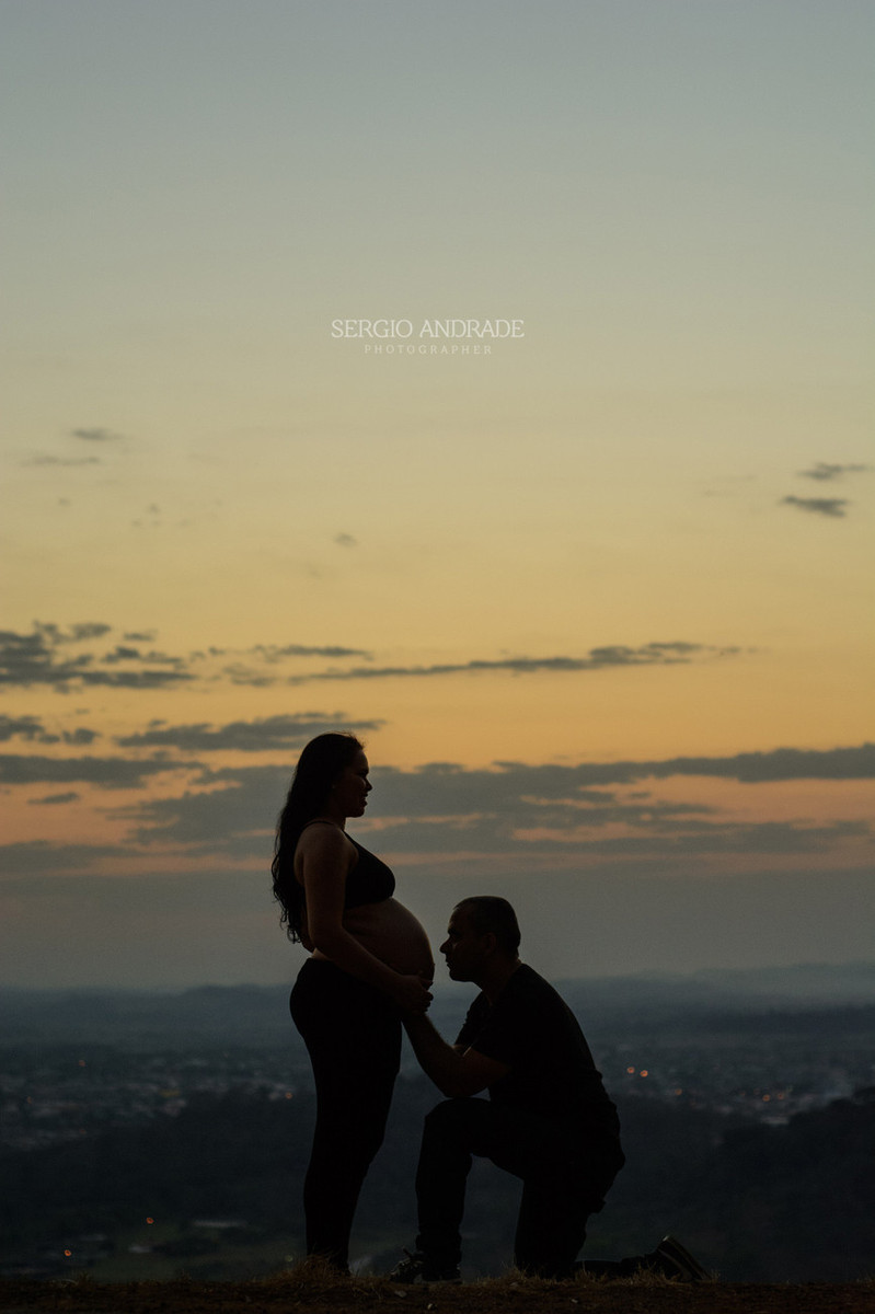 Ensaio Gestante - Kivia e Eldo a espera de Gêmeos