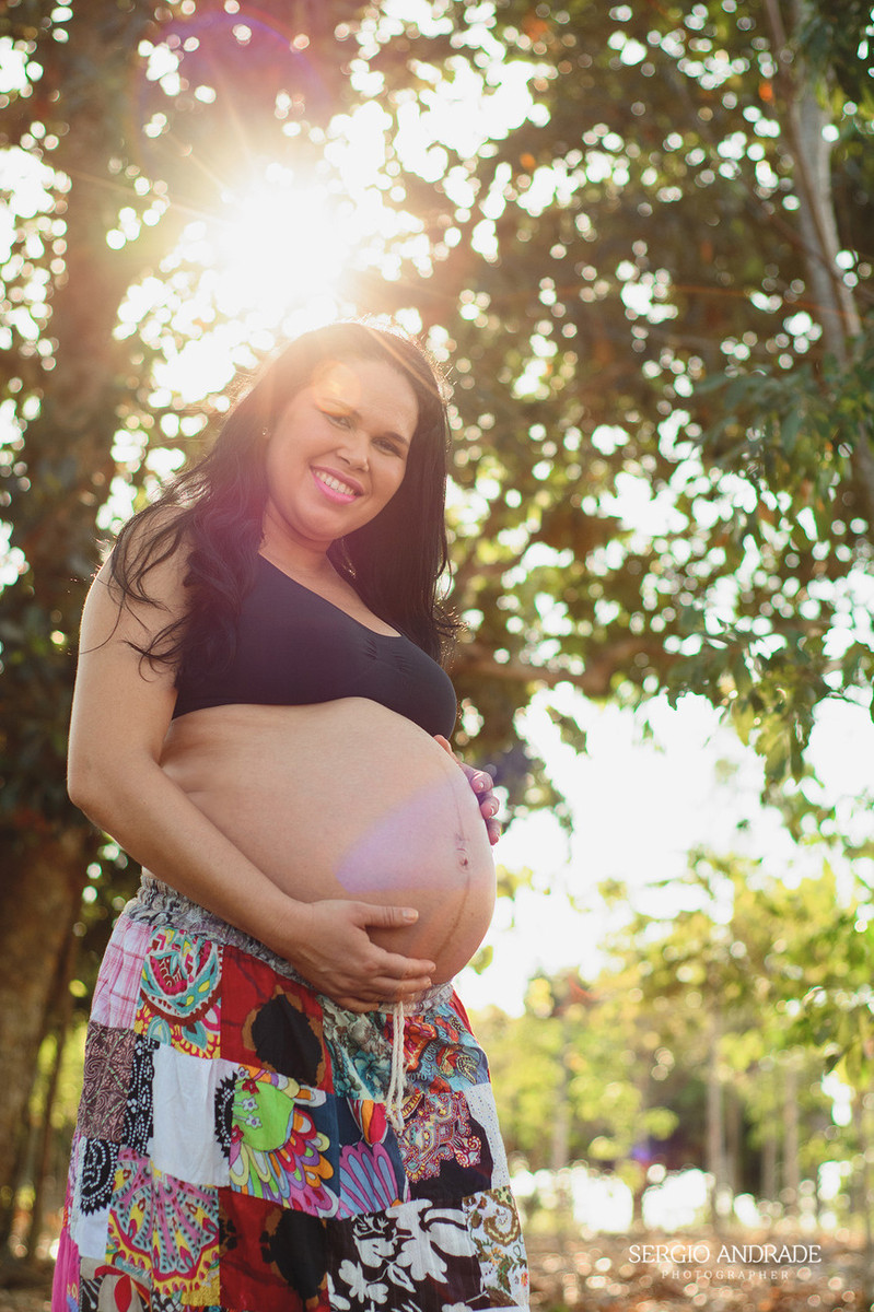 Ensaio Gestante - Kivia e Eldo a espera de Gêmeos