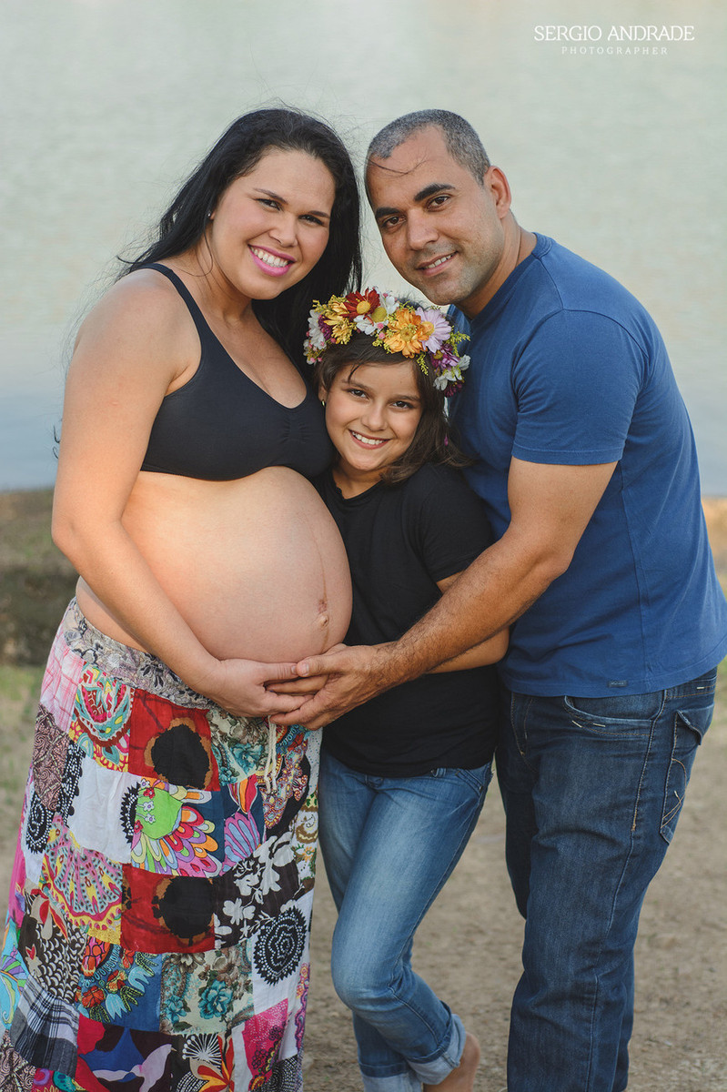 Ensaio Gestante - Kivia e Eldo a espera de Gêmeos