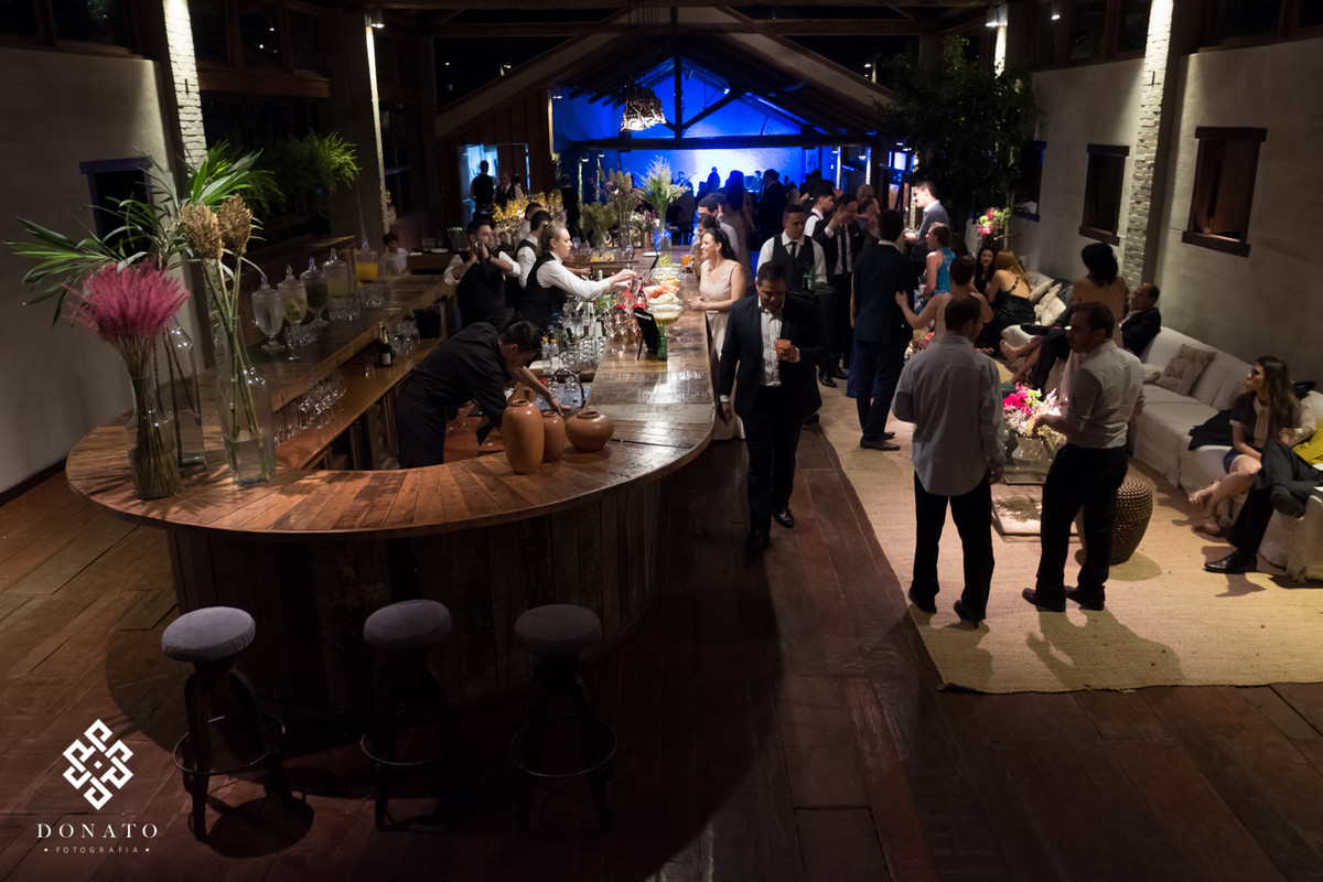 Visão geral da festa e cerimônia..