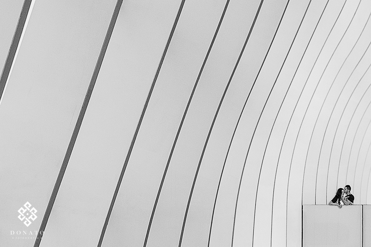 Foto feita dentro da arena corrinthians, com os noivos Fran e Edu.