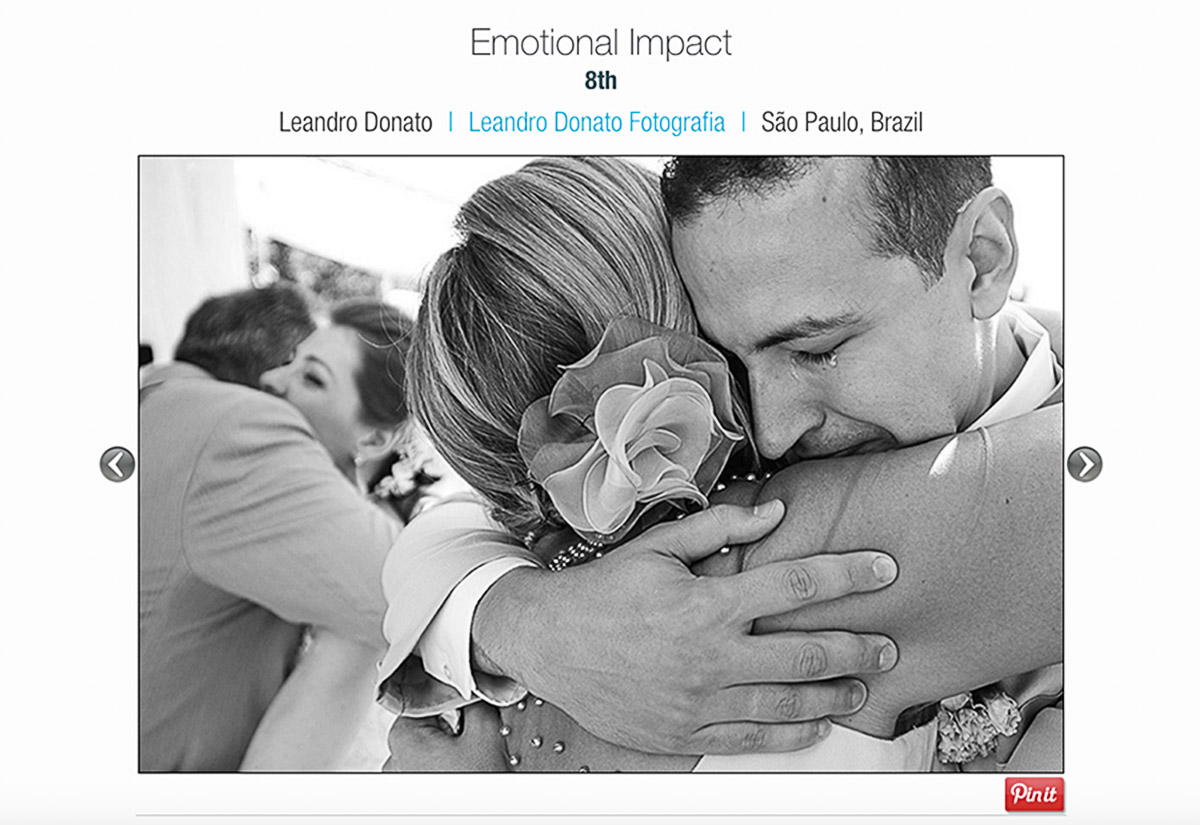 Foto emocionante do noivo abrançando a mae, a imagem foi premiada mais de 6 vezes, a força da imagem vem da lagrima no canto dos olhos do noivo.