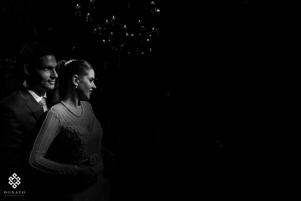 Noivos posam para fotografo donato.