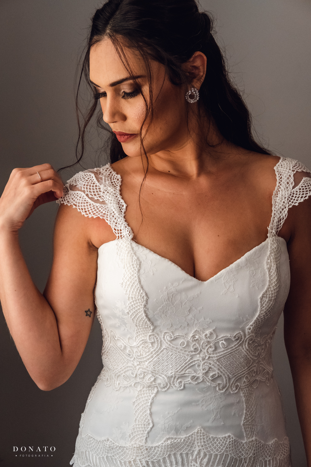 Noiva pronta no espaço Natureza.