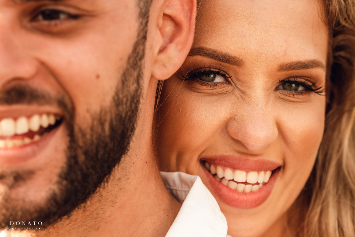 os olhos verdes da noiva.