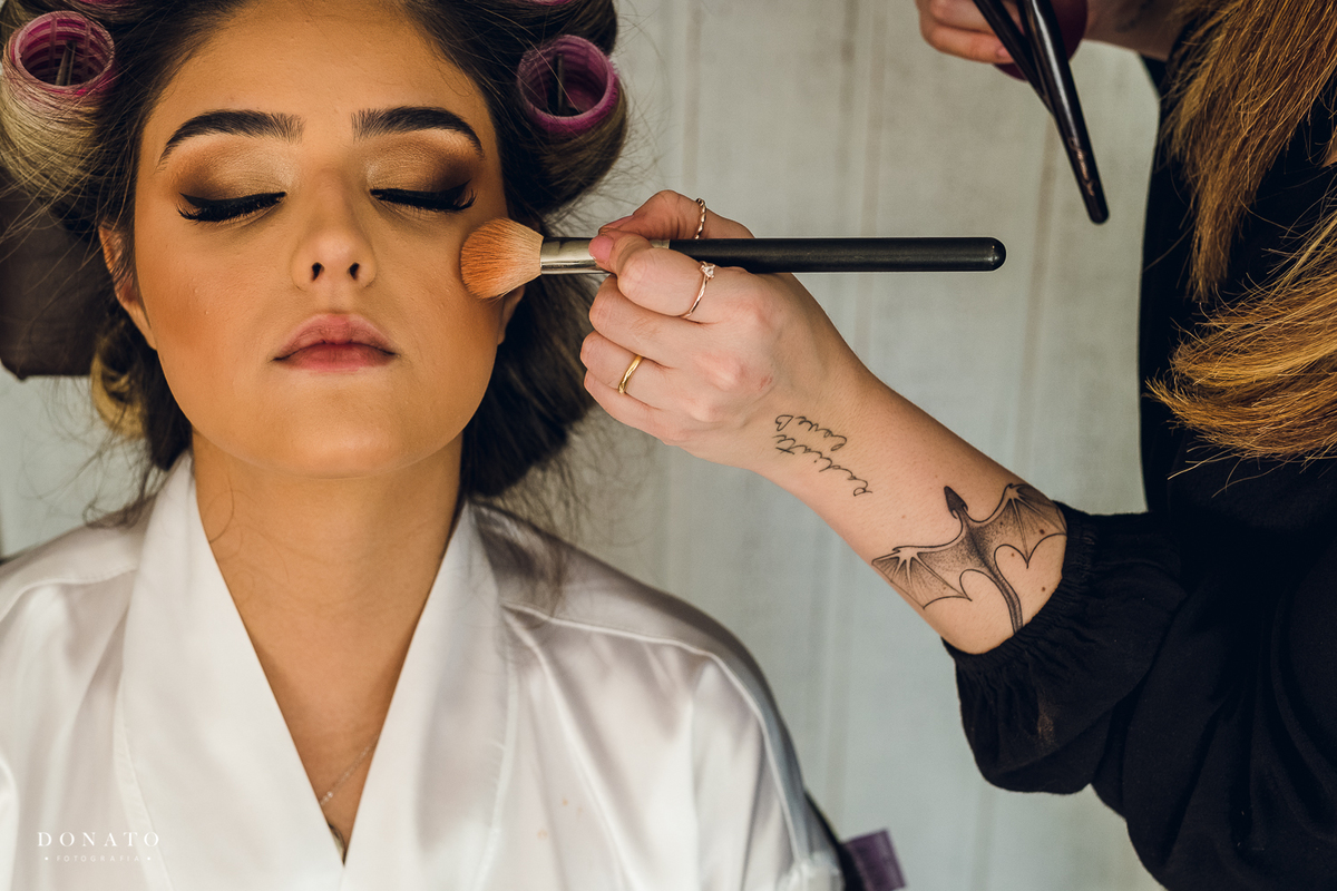 Maquiagem feita pela Evelyn Conversani na fazenda 7 lagoas