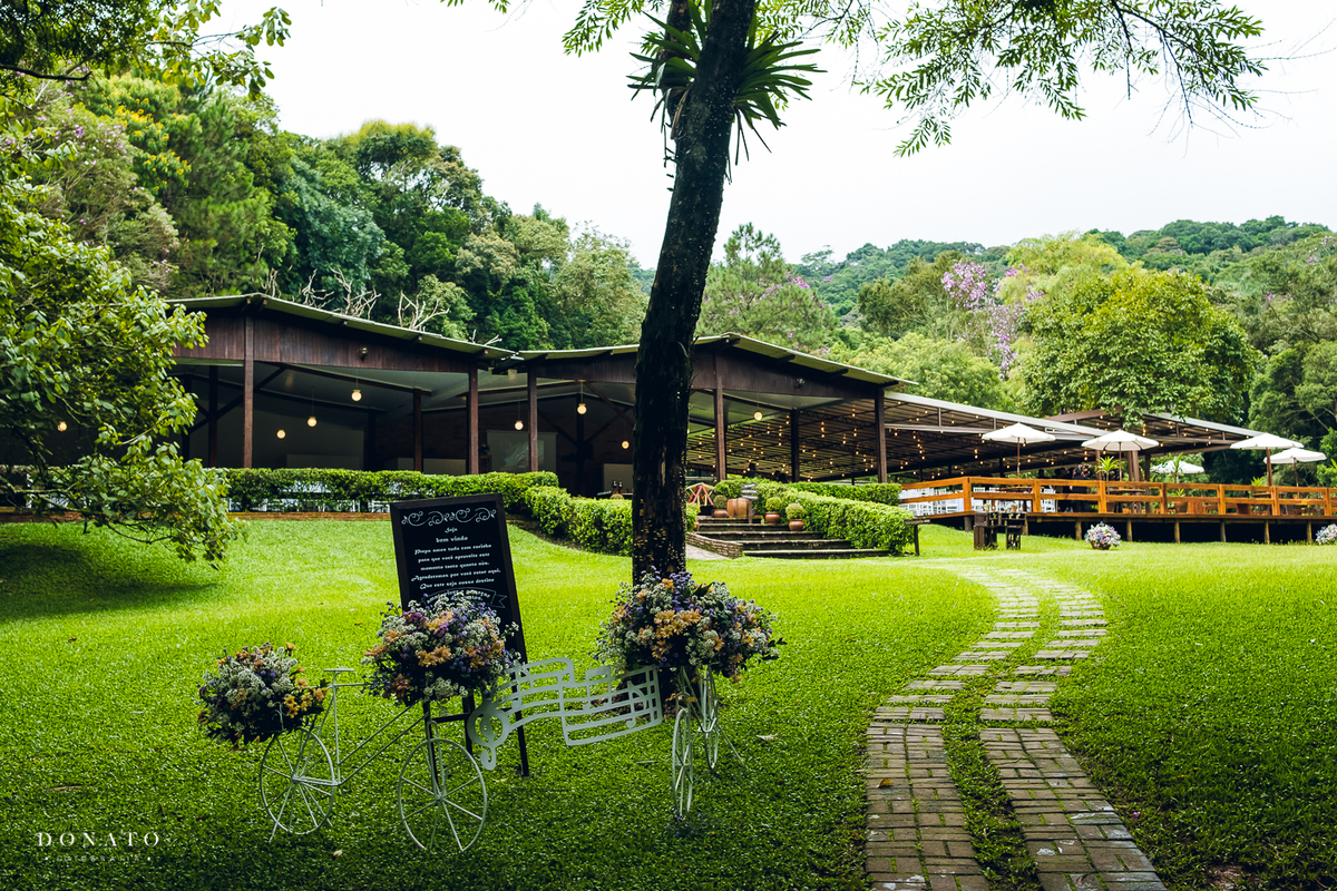 Casamento Espaço Natureza. Visão geral do espaço.