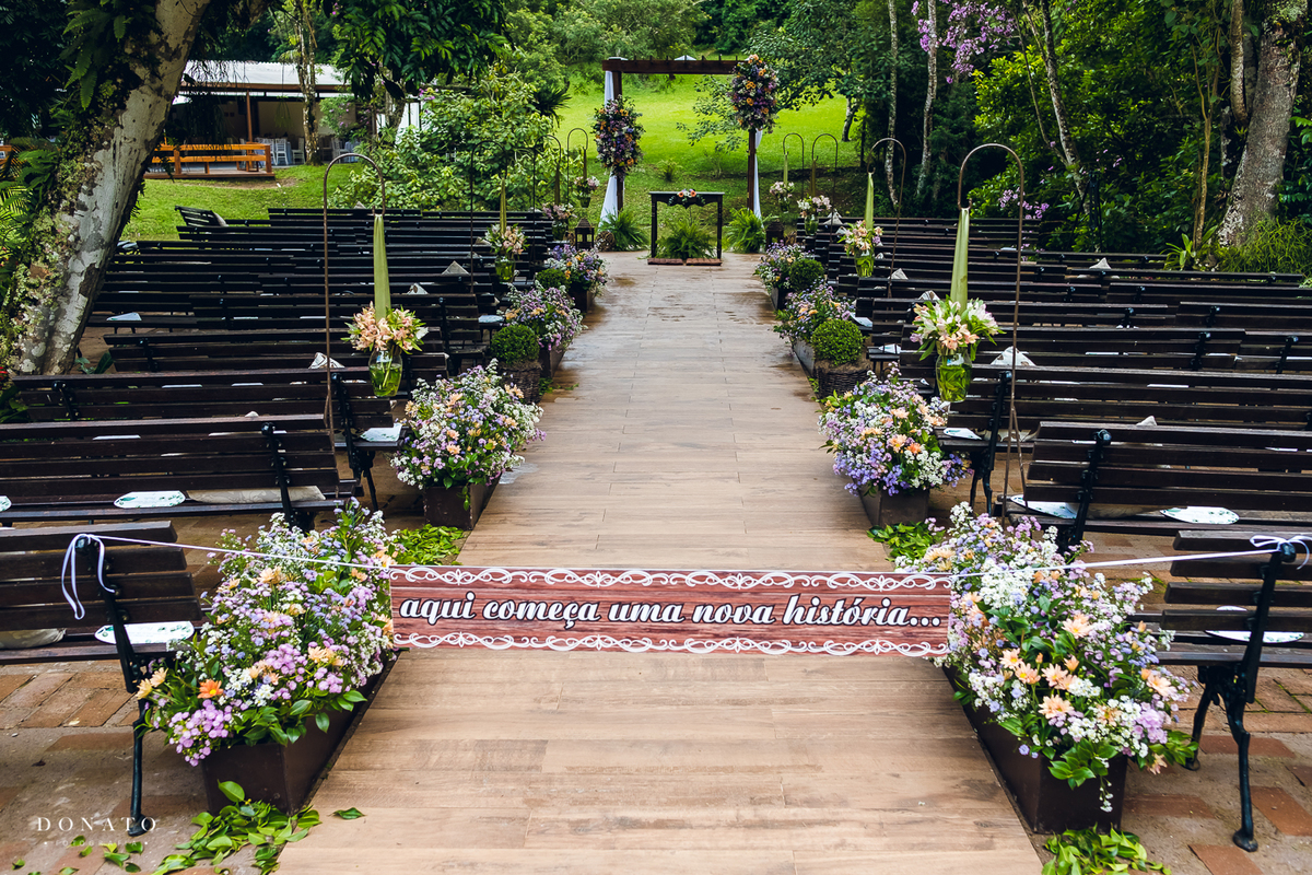 Casamento Buffet Espaço Natureza.Visão geral do espaço.