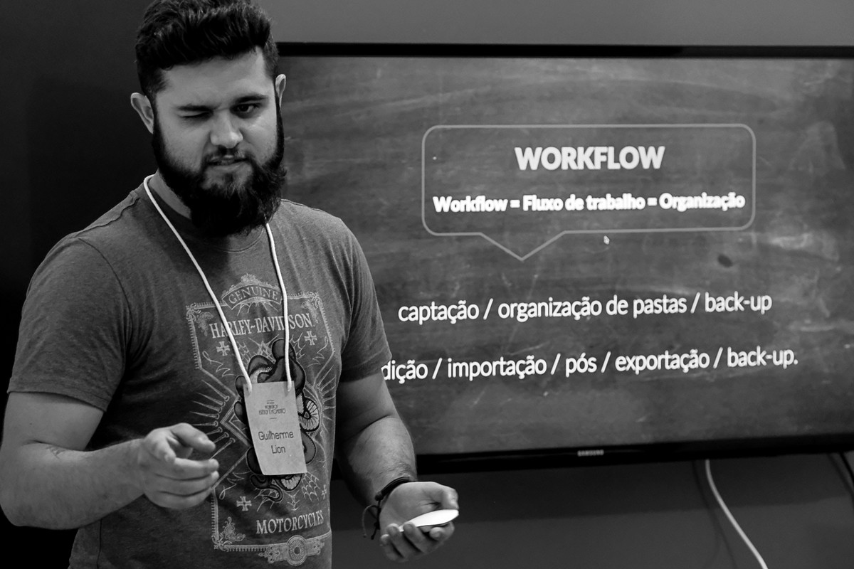 GuilhermeLion Fotógrafo, faz sua palestra de 40 minutos dentro do curso Estética e Momento.