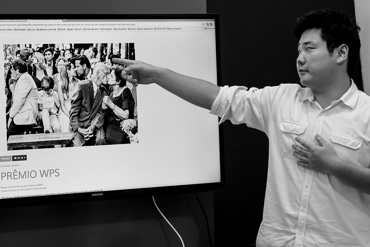 Flavio Iwai Fotógrafo, faz sua palestra de 40 minutos dentro do curso Estética e Momento.