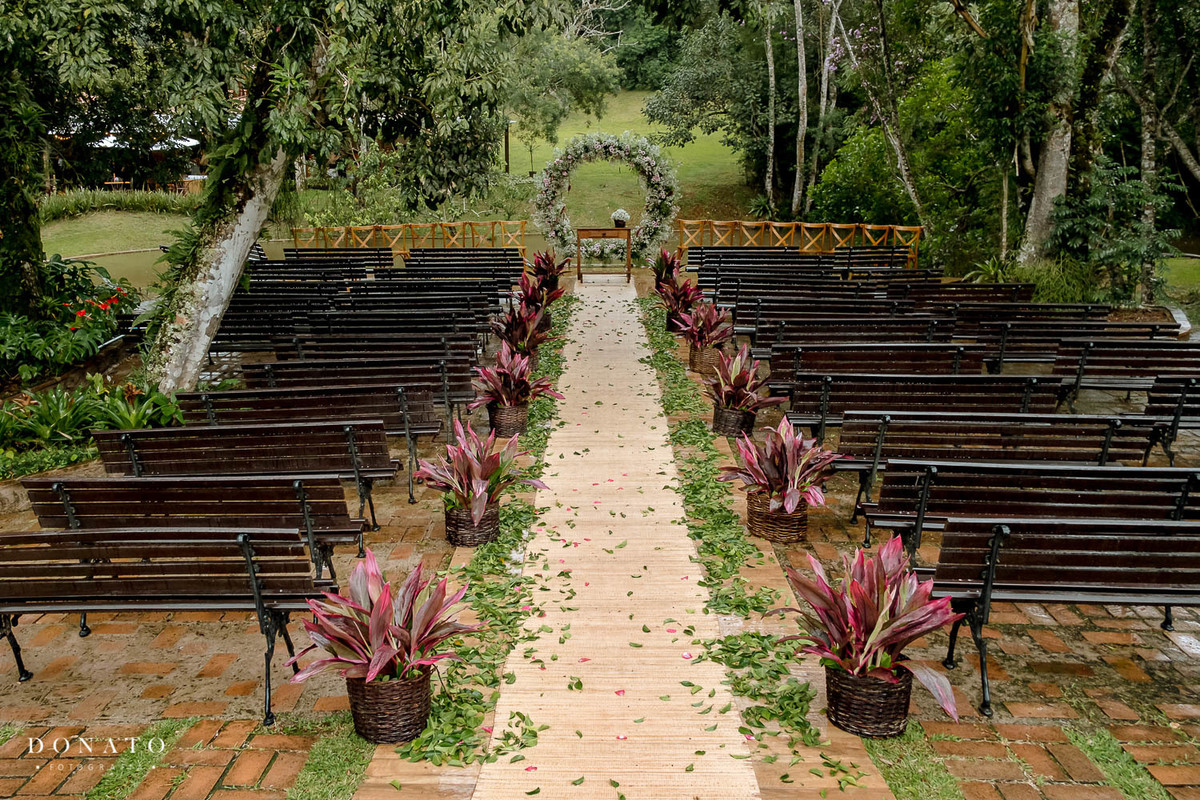 Casamento Espaço Natureza com chuva