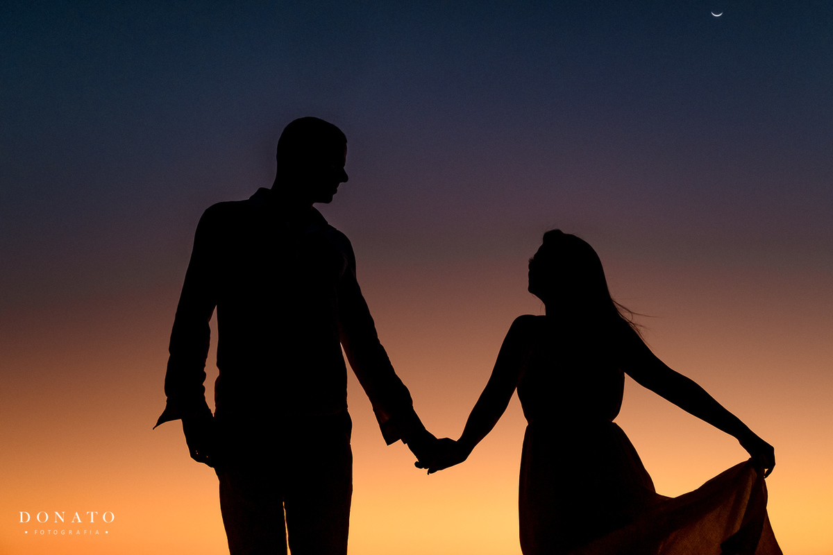 Ensaio de noivos ao nascer do sol, por do sol, pre-wedding.