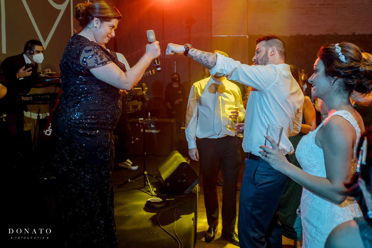 Casamento Vila Bisutti, Festa no bisutti