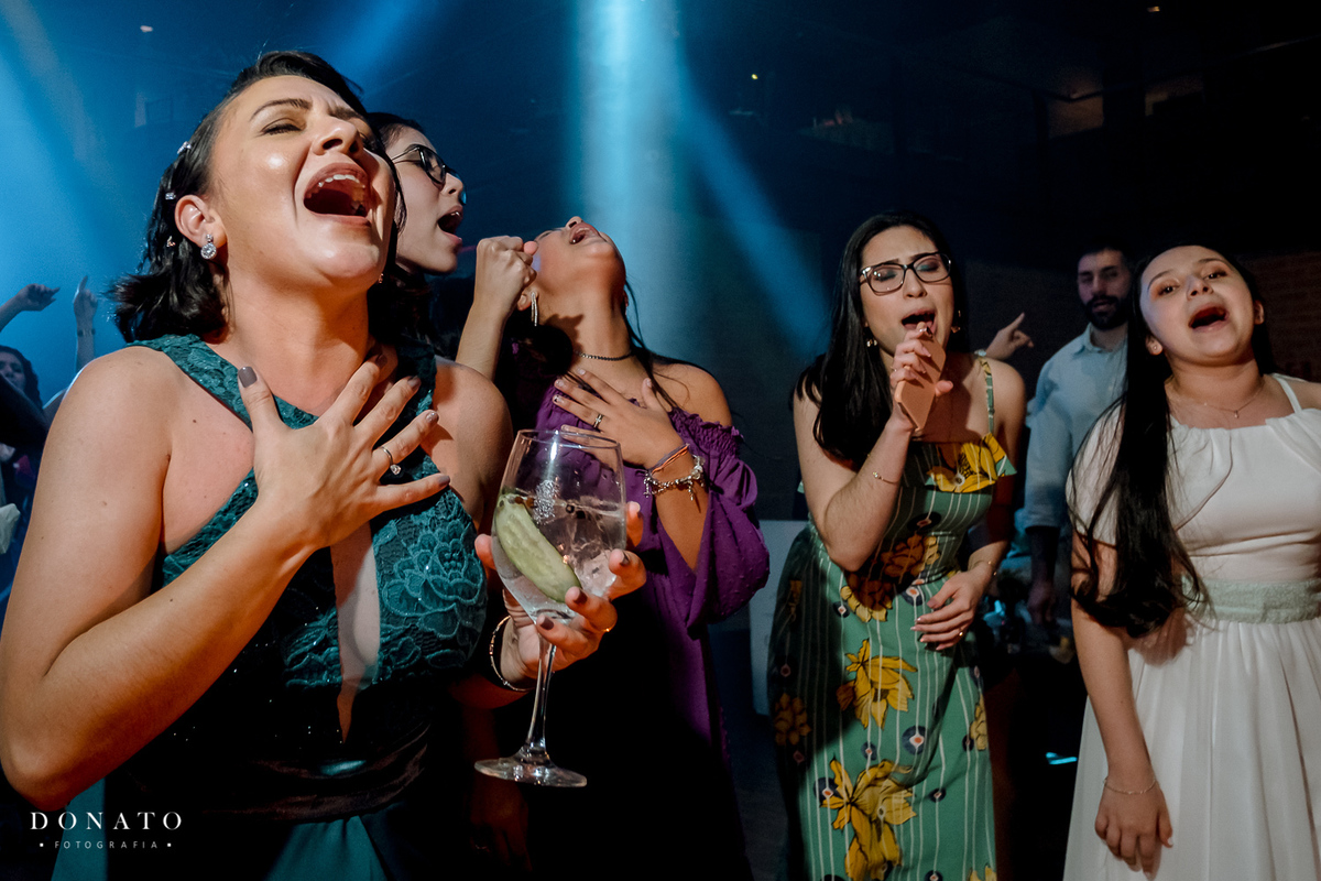 Casamento Vila Bisutti, Festa no bisutti