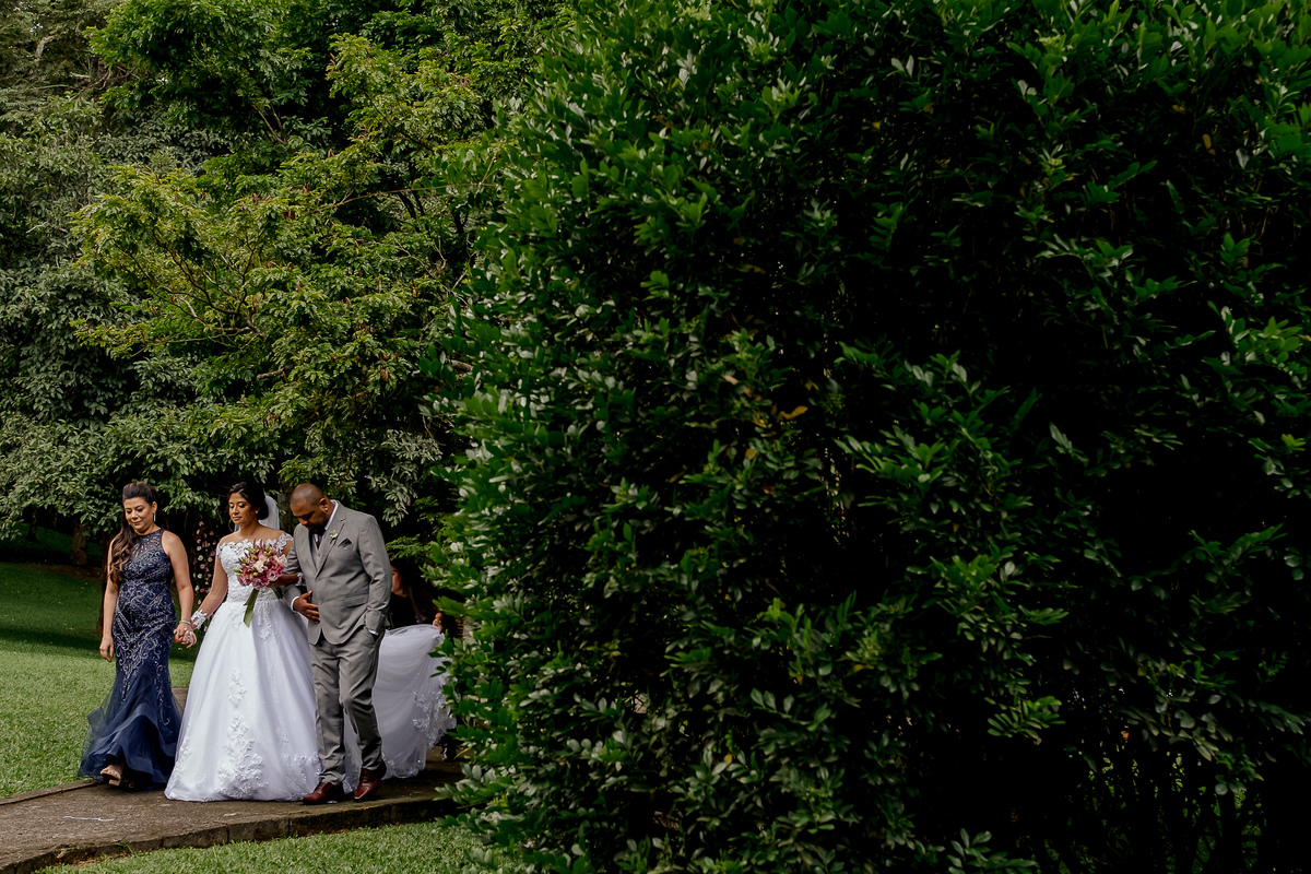 Espaço natureza - Entrada da noiva