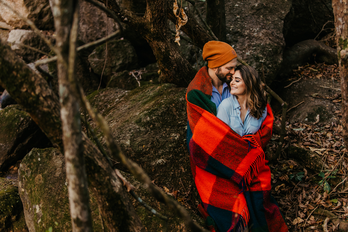 Pré casamento casal natureza