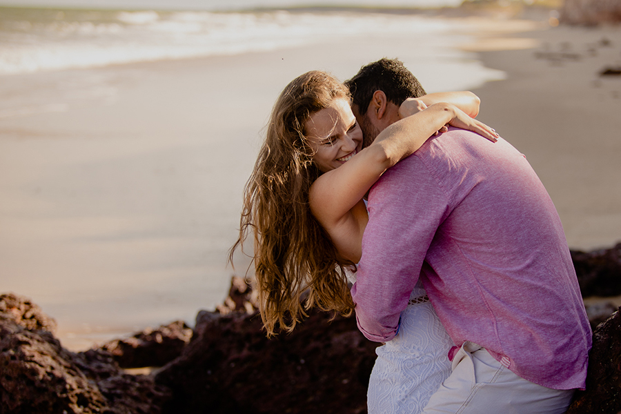 Pré casamento praia ensaio costa dourada