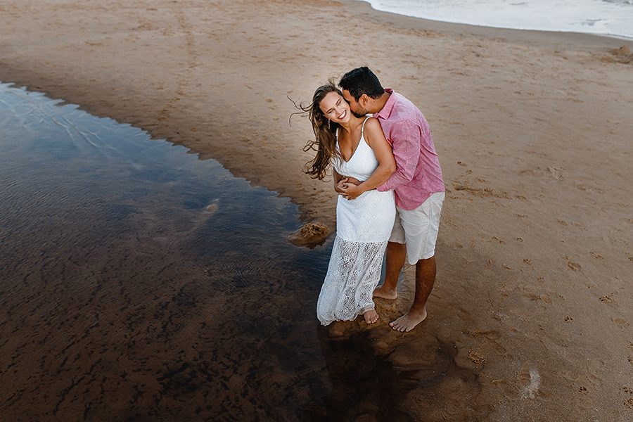 Pré casamento praia ensaio costa dourada