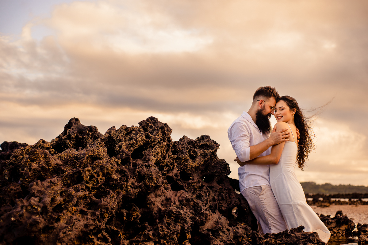 Ensaio casal Praia coqueiral