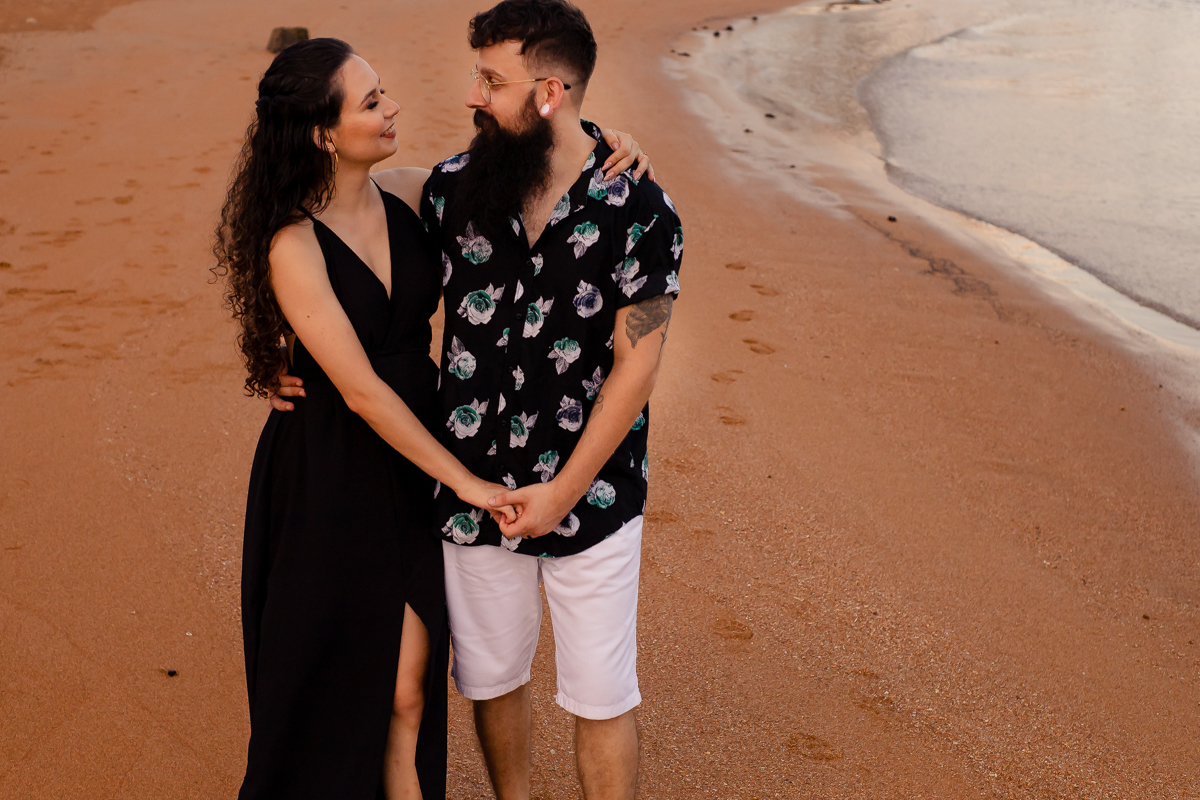 Ensaio casal Praia 