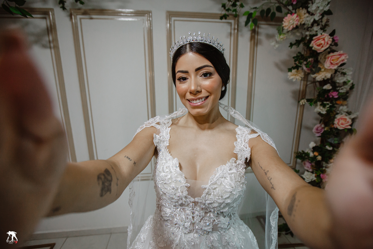 selfie da noiva 