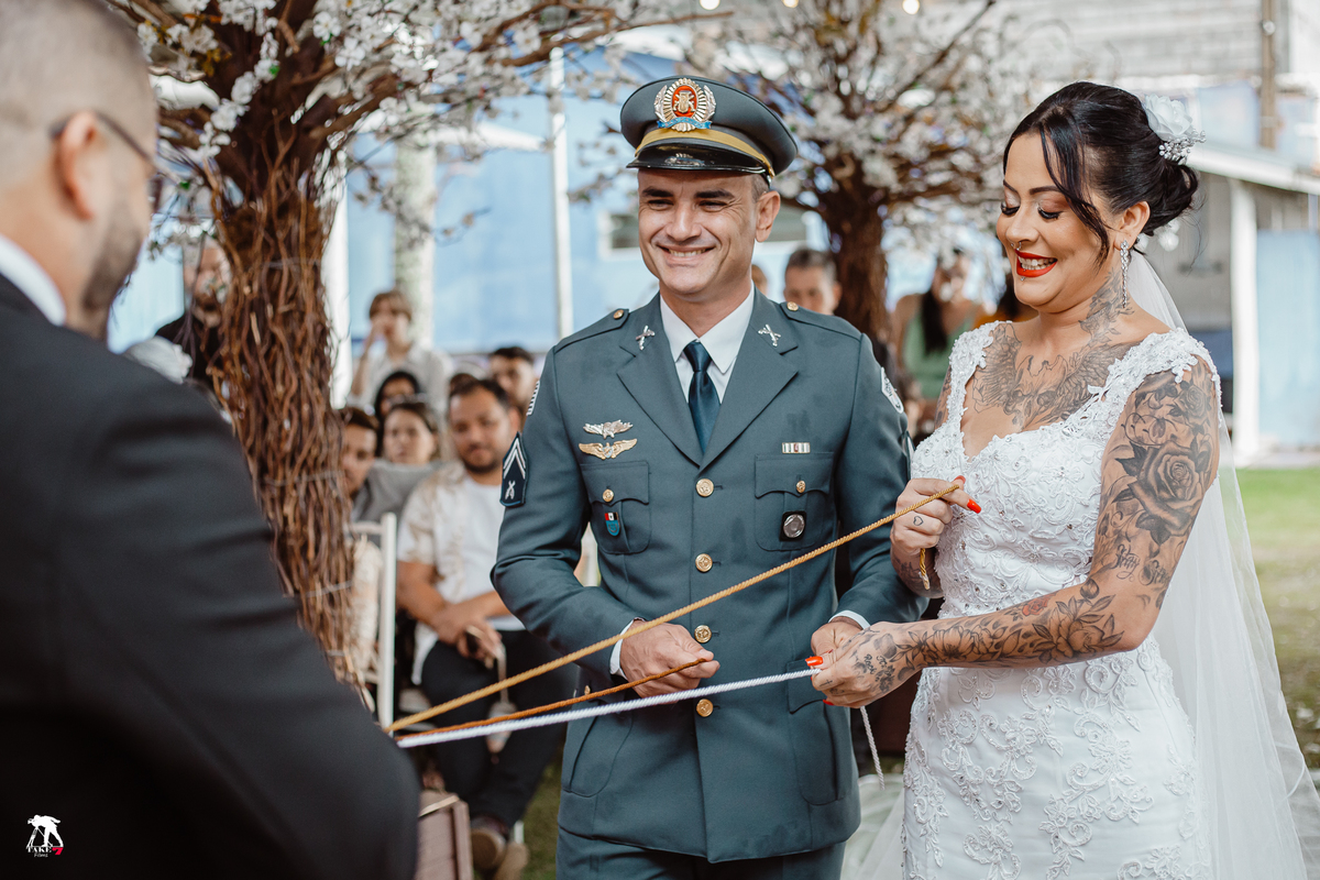 Momentos emocionantes na cerimonia 