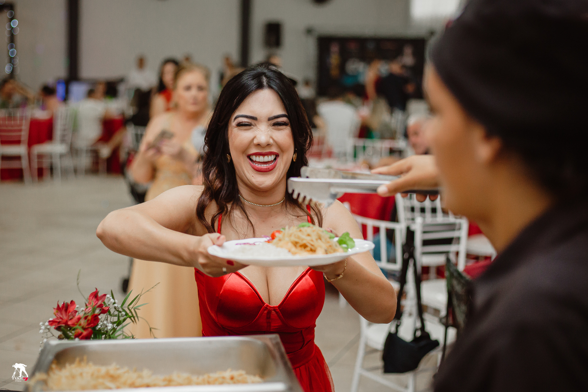 comida de casamento