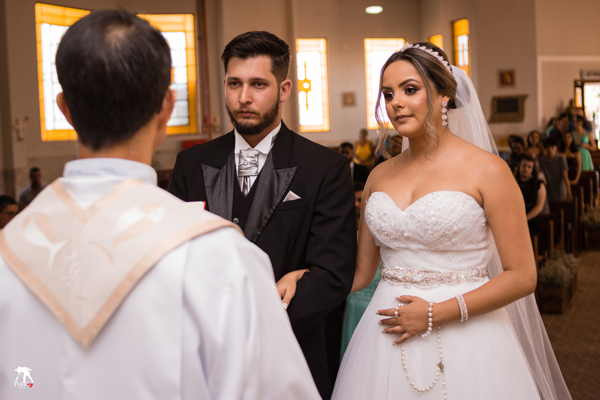 cerimônia de casamento na igreja 