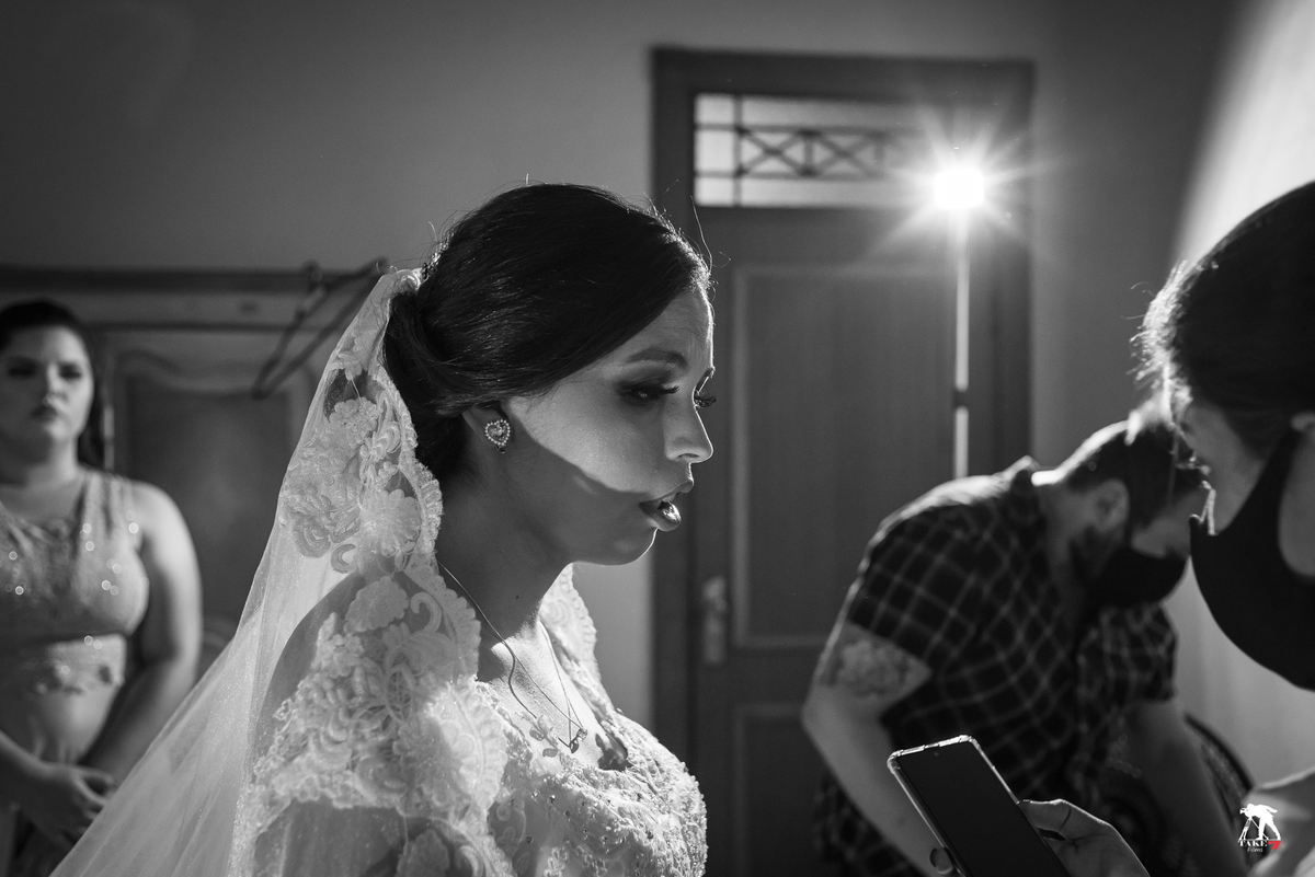 noiva no dia da noiva