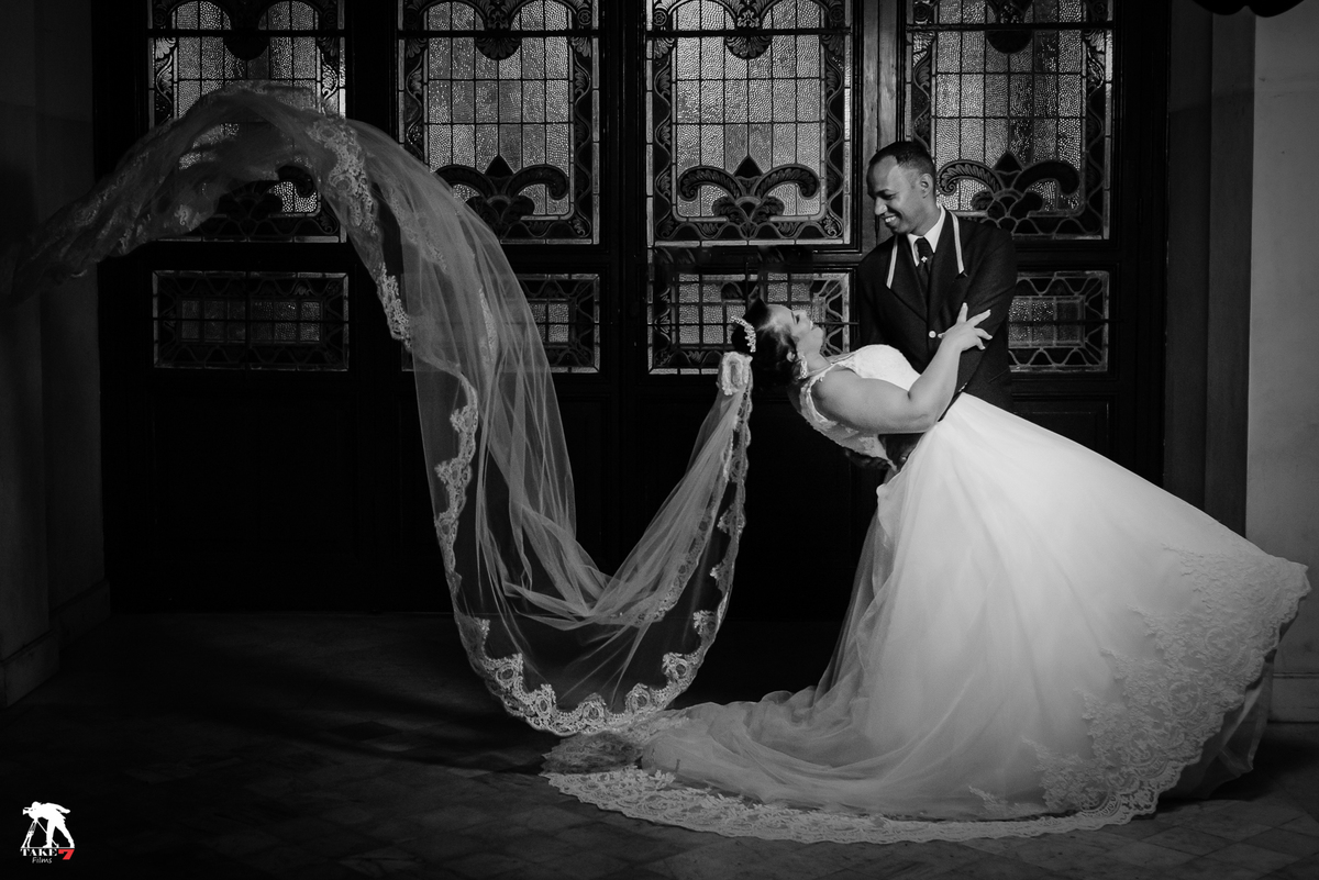 jogando véu da noiva 