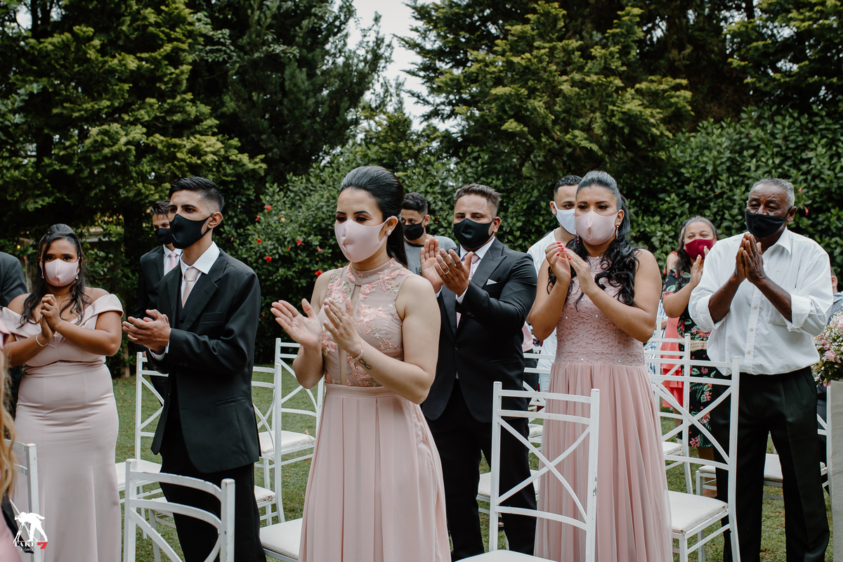 aplausos dos padrinhos 