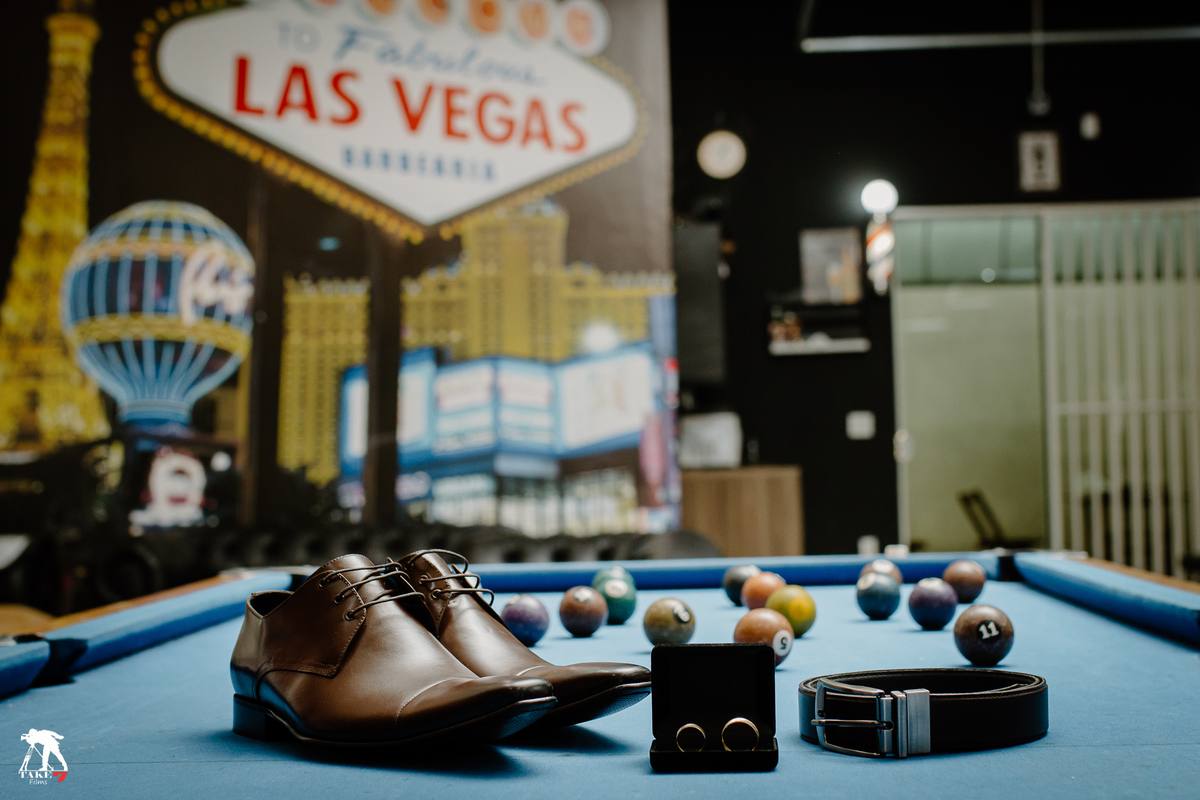 sapato e acessórios do noivo