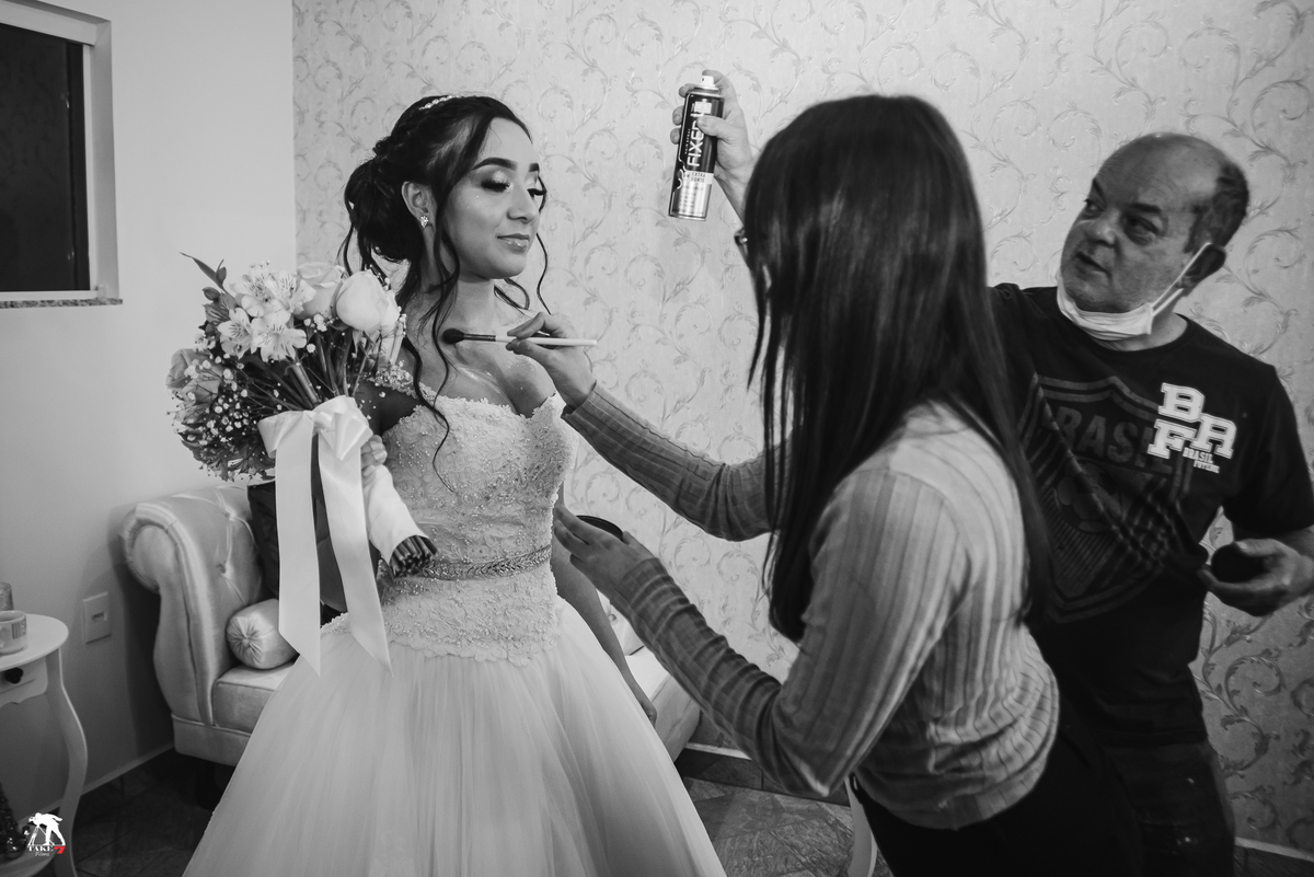 noiva saindo do making-of 