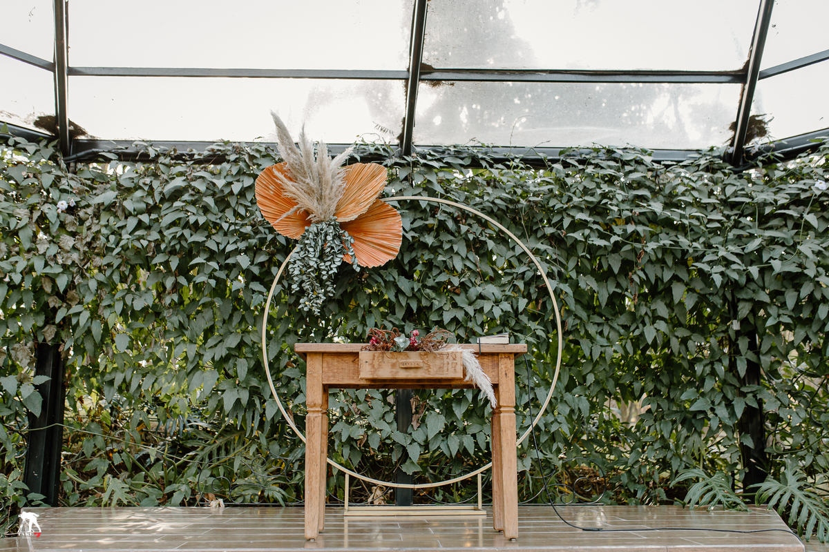 altar da cerimônia 