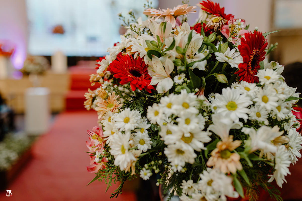 decoração da cerimonia 