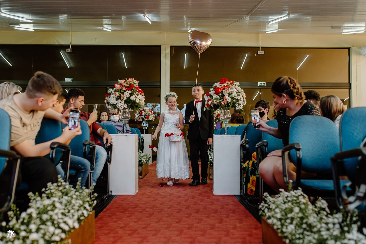 entrada florista no casamento