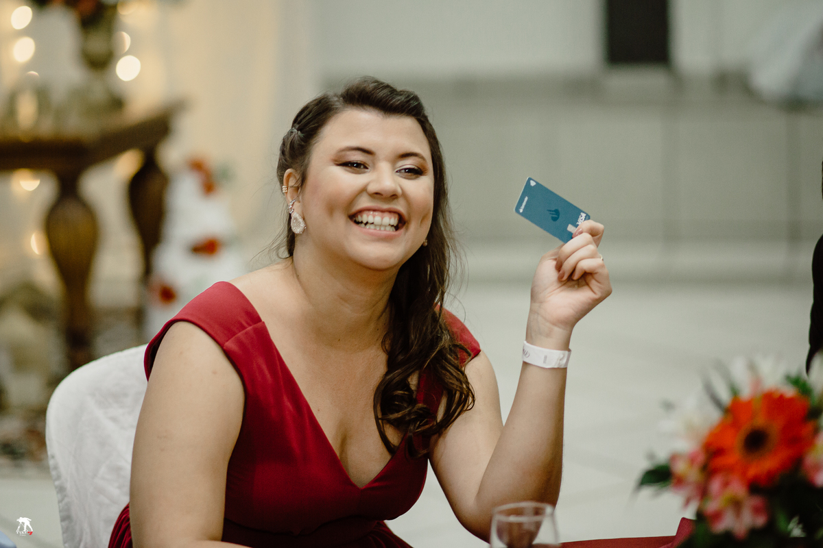 cartão de crédito no casamento